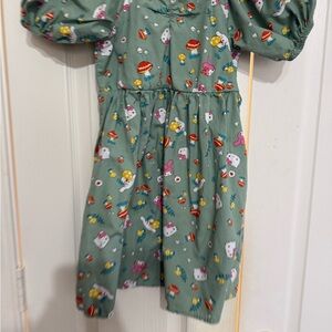 Sanrio Green Cartoon Print Apparel